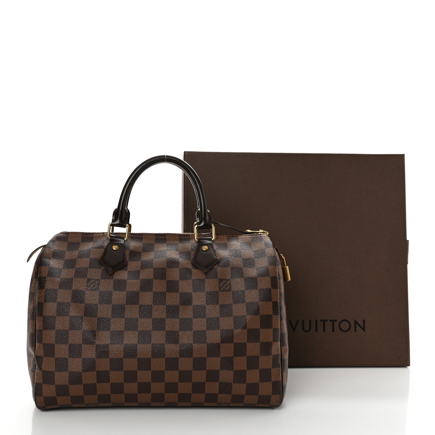Louis Vuitton Damier Ebene Speedy 30 11 of 11