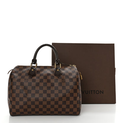 Louis Vuitton Damier Ebene Speedy 30 11 of 11