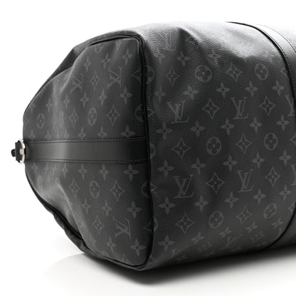 Louis Vuitton Monogram Eclipse Keepall Bandouliere 55 9 of 12