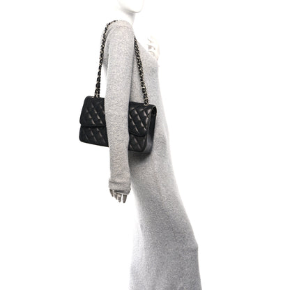 Chanel Caviar Quilted Jumbo Double Flap Black 2 of 12
