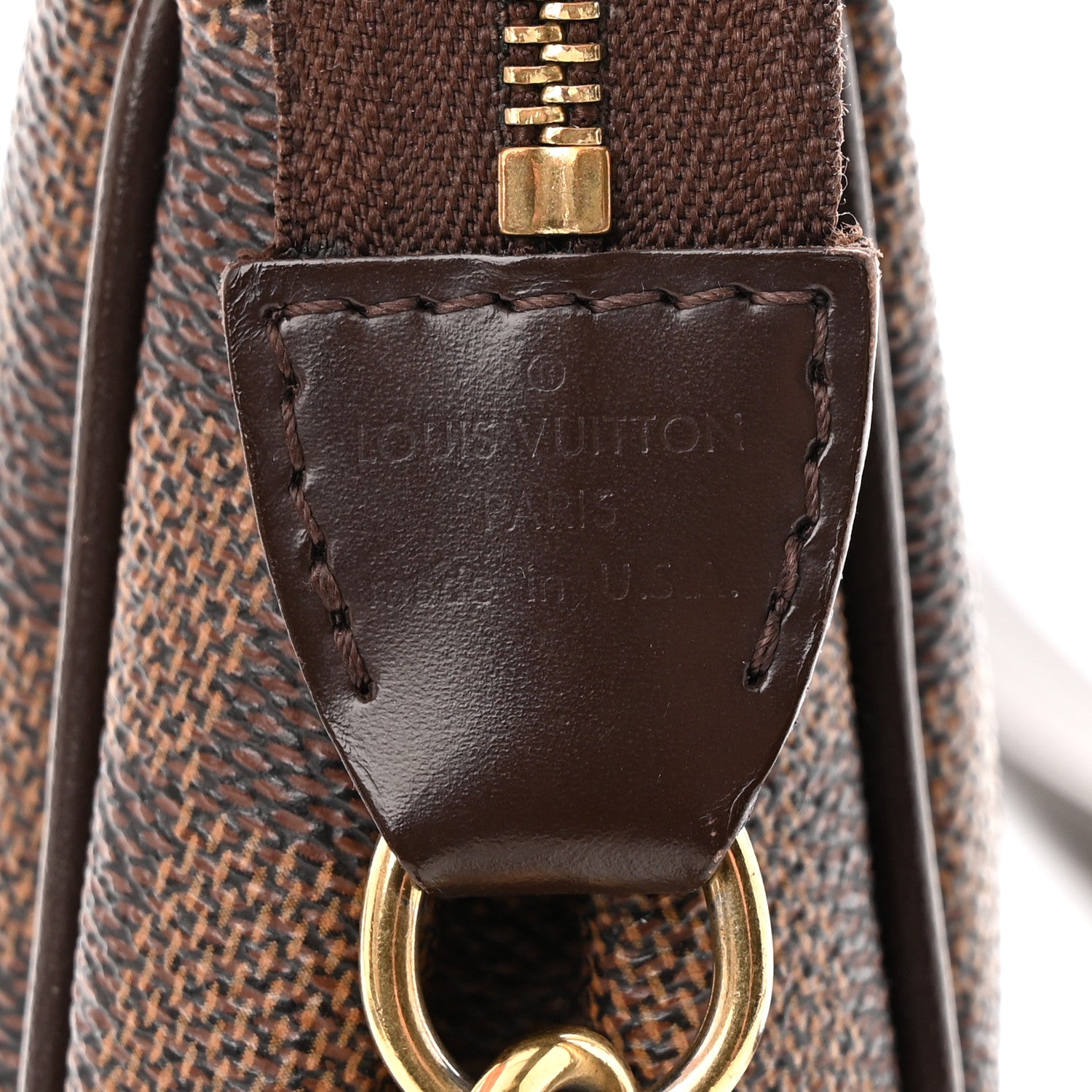 Louis Vuitton Damier Ebene Eva Clutch 6 of 11
