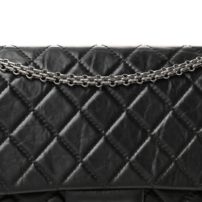 Chanel Aged Calfskin Quilted 2.55 Reissue 227 Flap Black 22 of 28