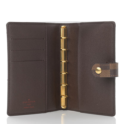 Louis Vuitton Damier Ebene Small Ring Agenda Cover 5 of 7