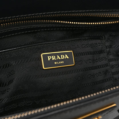 Prada Saffiano Lux Large Galleria Double Zip Tote Black 6 of 10
