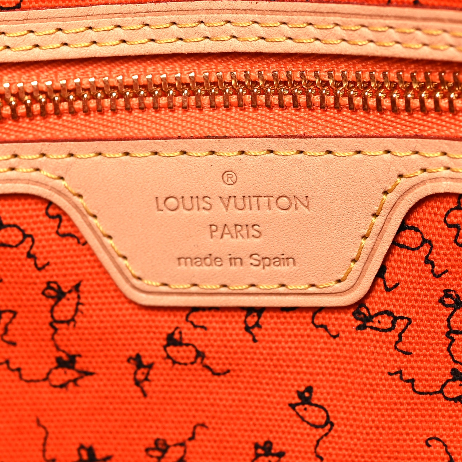 Louis Vuitton Catogram Neverfull MM Marron 7 of 10