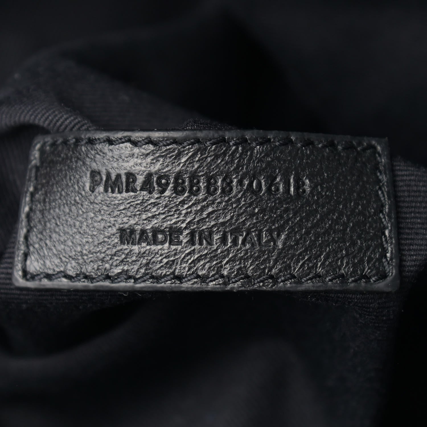 Saint Laurent Crinkled Calfskin Matelasse Monogram Large Niki Chain Satchel Black 7 of 12