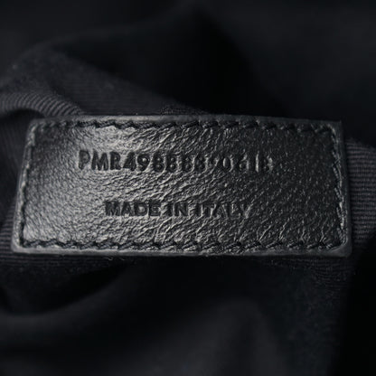 Saint Laurent Crinkled Calfskin Matelasse Monogram Large Niki Chain Satchel Black 7 of 12