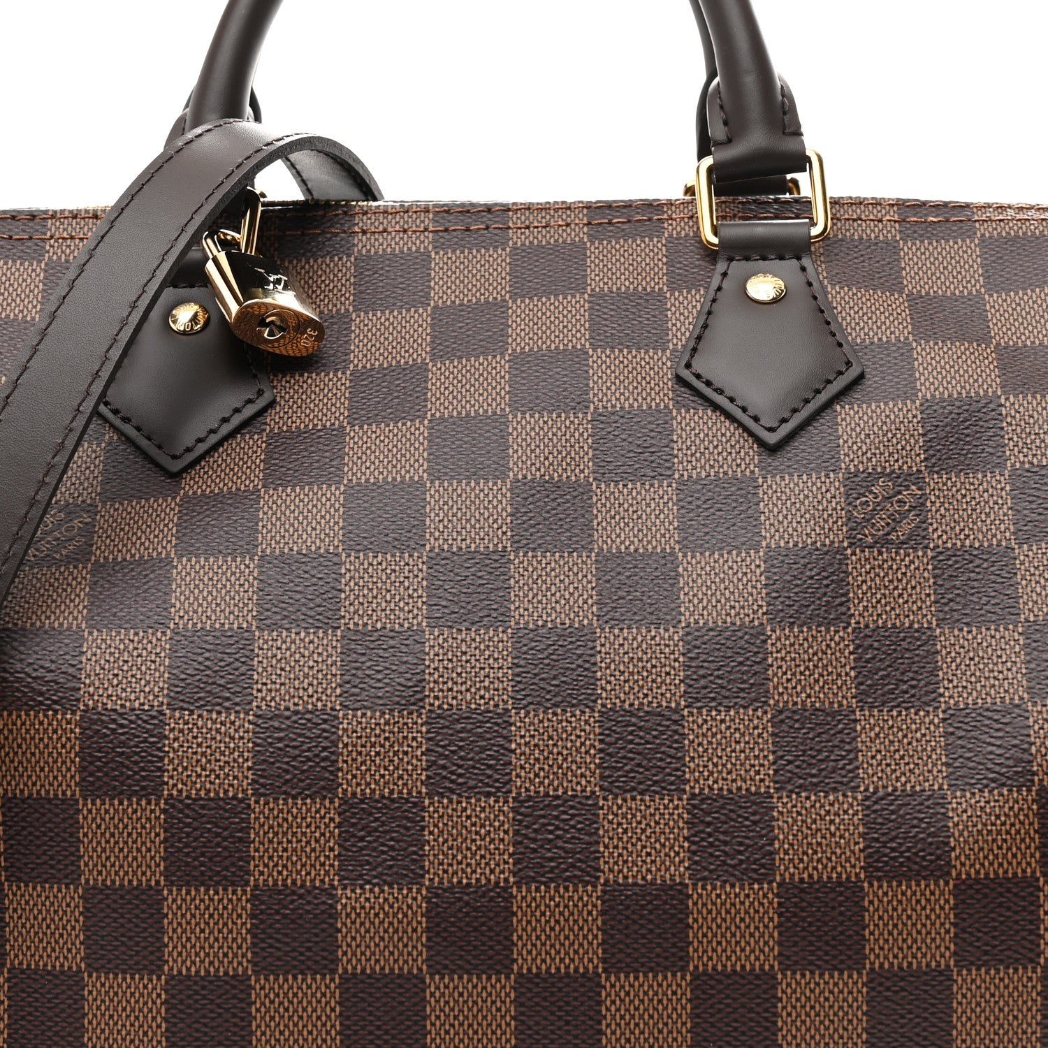 Louis Vuitton Damier Ebene Speedy Bandouliere 30 7 of 9