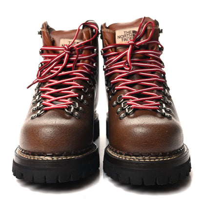 Gucci X THE NORTH FACE Calfskin Womens Hiking Ankle Boots 41 Foggy Tabacco Cuir 2 of 9