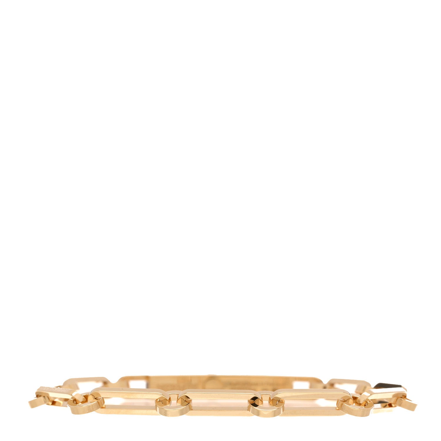 Hermes 18K Yellow Gold PM Kelly Chaine Bracelet ST 2 of 4