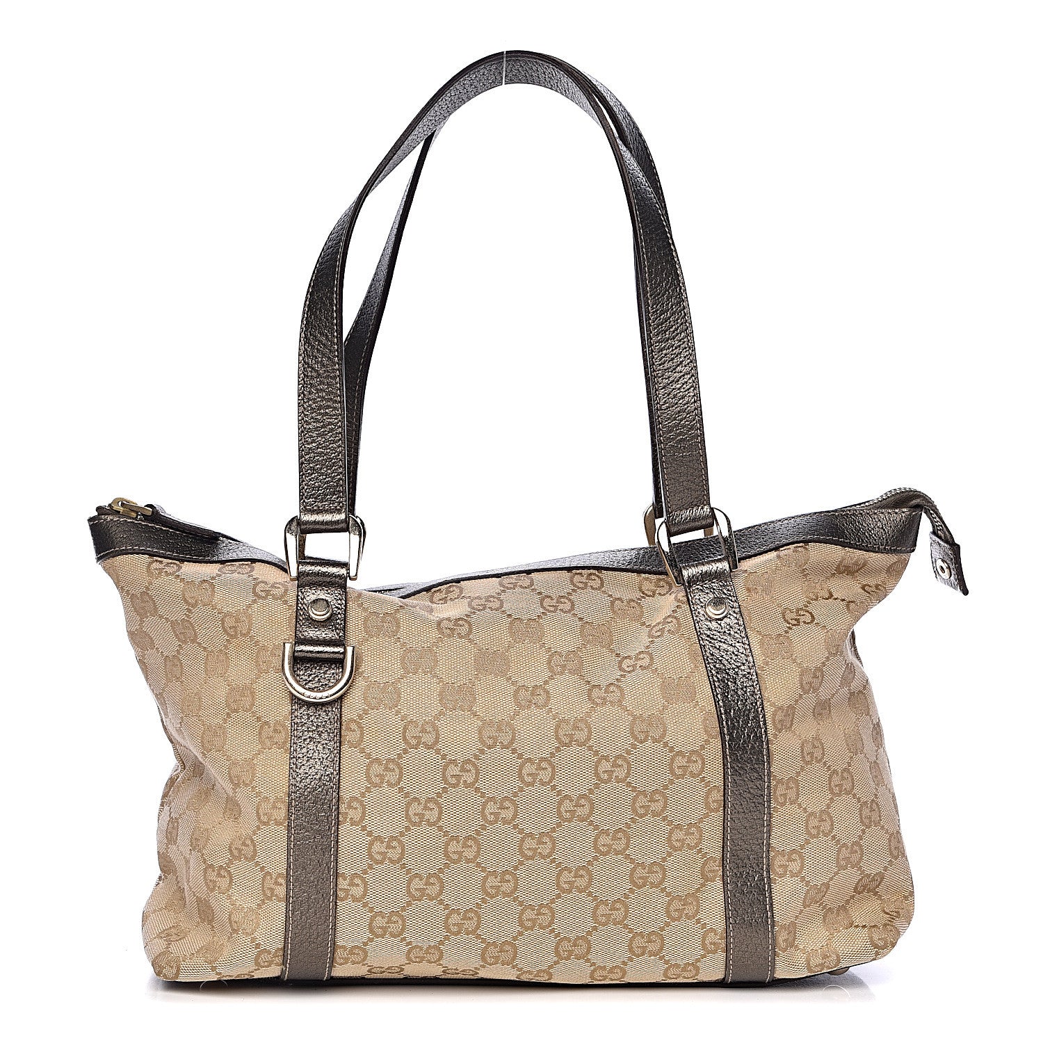 Gucci Monogram Medium Abbey Tote Brown 1 of 10