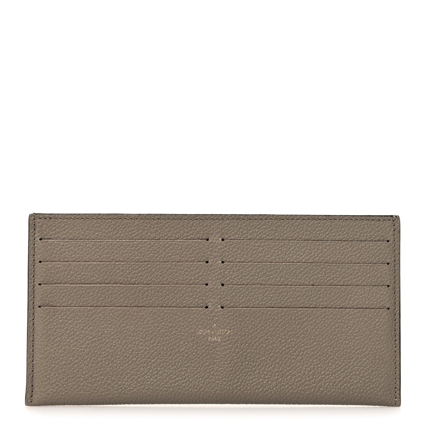 Calfskin Felicie Chain Wallet Card Holder Insert Tourterelle