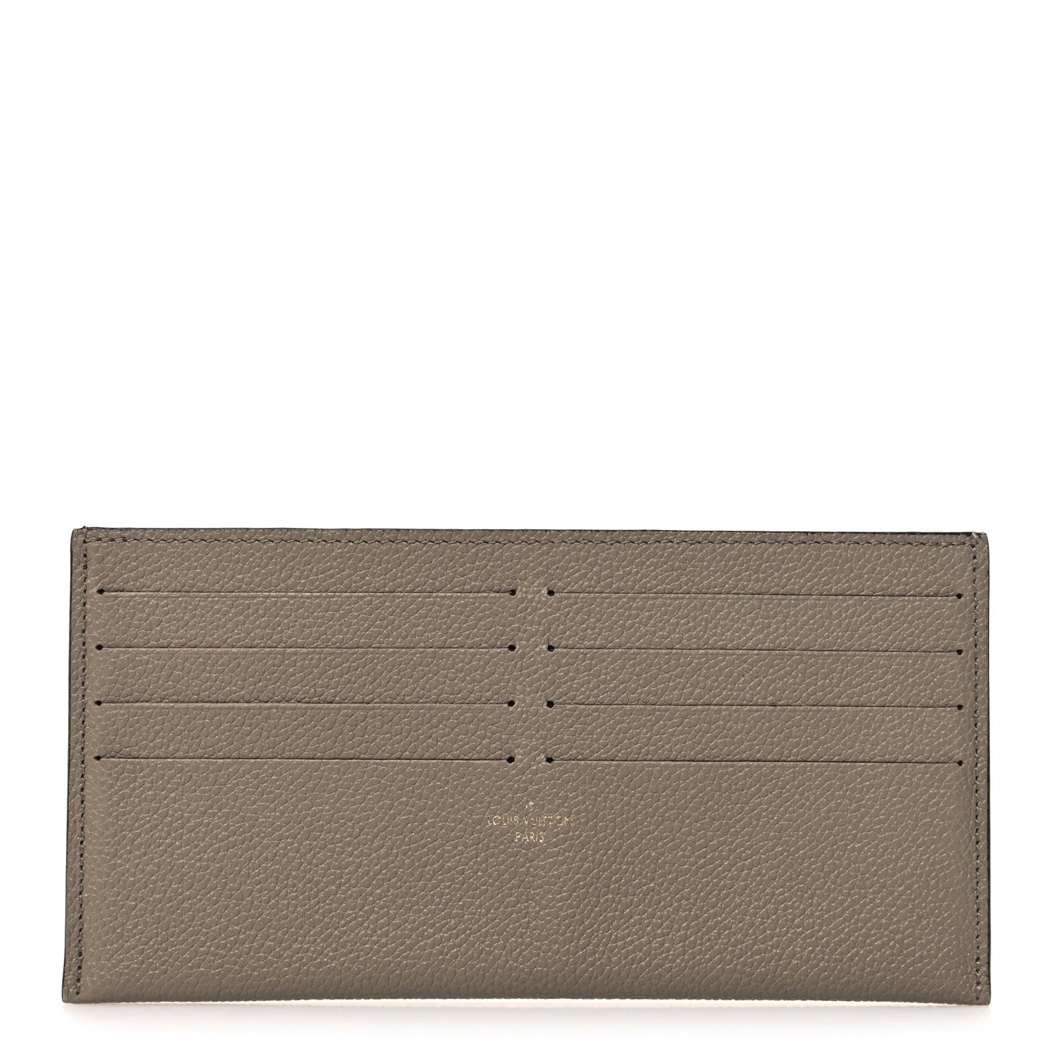 Louis Vuitton Calfskin Felicie Chain Wallet Card Holder Insert Tourterelle 1 of 8