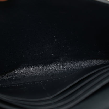 Christian Dior Oblique Saddle Chain Long Wallet Blue 11 of 12