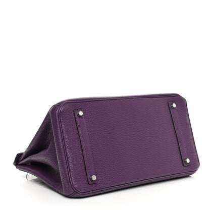 Hermes Togo Birkin 35 Ultraviolet 3 of 13