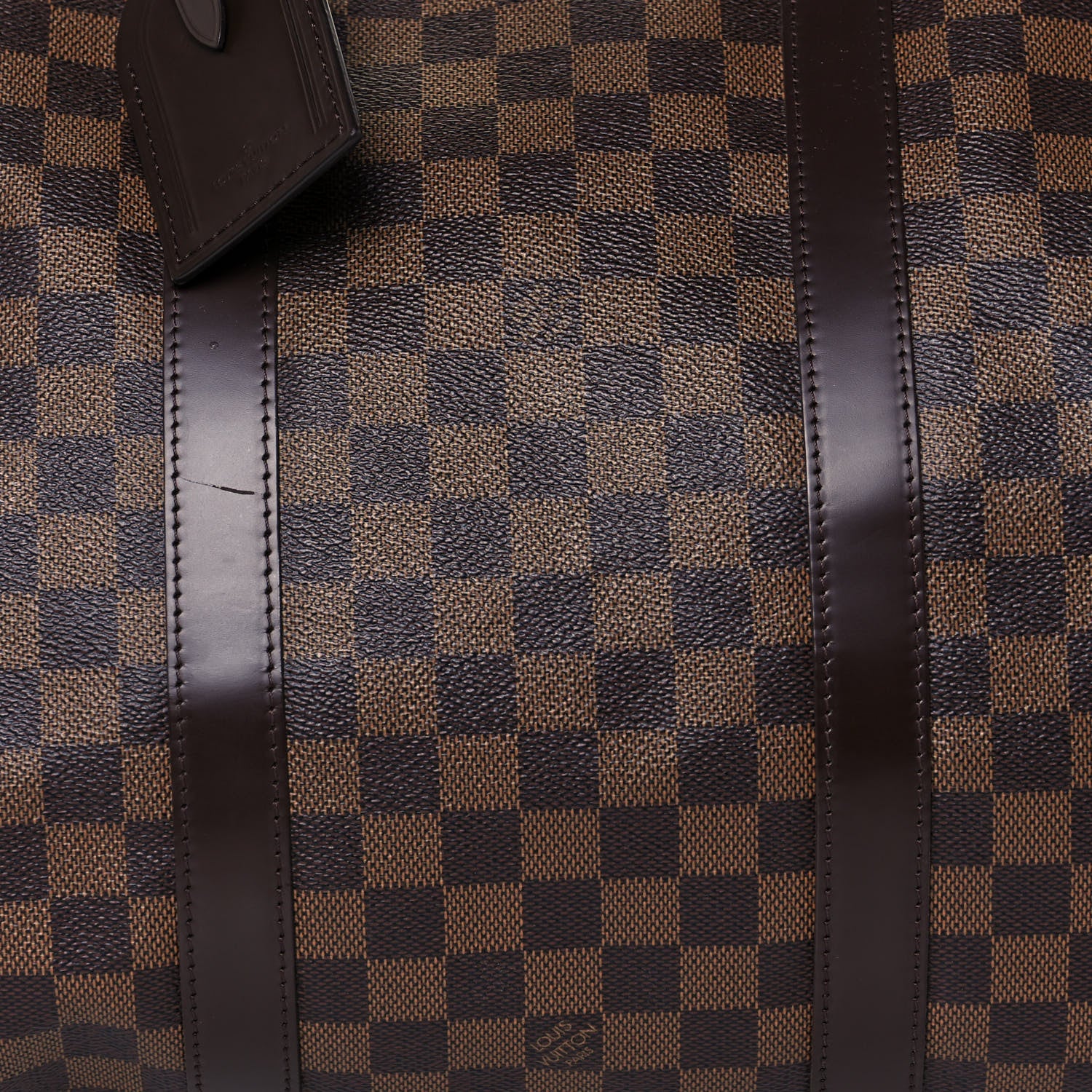Louis Vuitton Damier Ebene Keepall Bandouliere 55 8 of 18