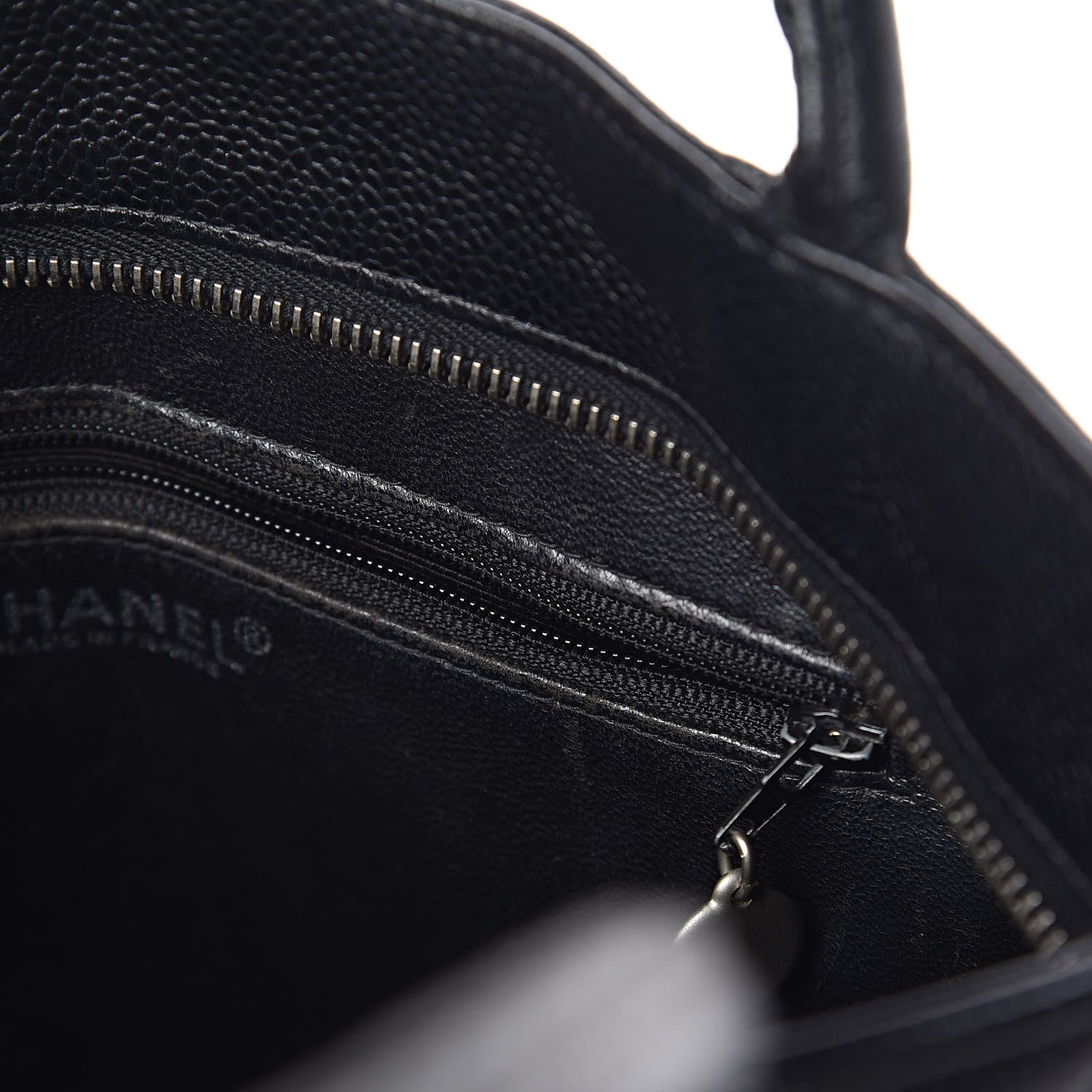 Chanel Caviar Quilted Medallion Tote Black 9 of 11