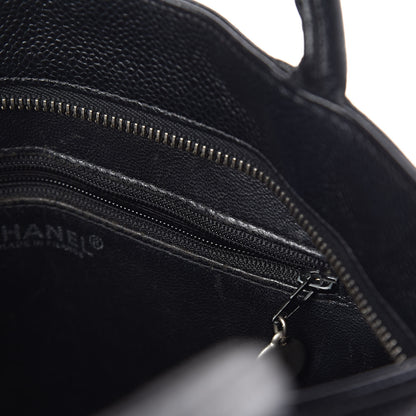 Chanel Caviar Quilted Medallion Tote Black 9 of 11