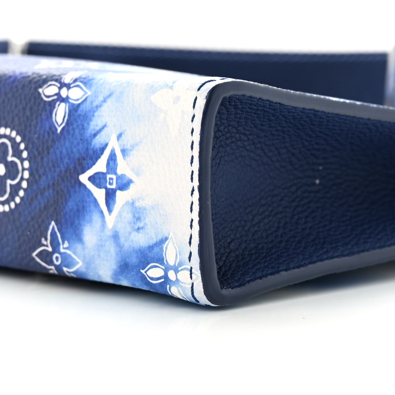Louis Vuitton Cowhide Monogram Bandana Wearable Wallet Blue 11 of 12