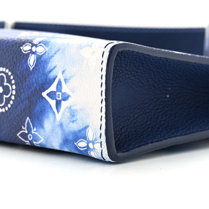 Louis Vuitton Cowhide Monogram Bandana Wearable Wallet Blue 11 of 12