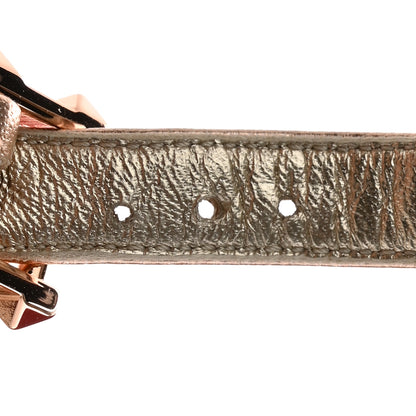 Valentino Garavani Metallic Nappa Rockstud 90mm Caged Sandals 38 Rame Platino 11 of 12
