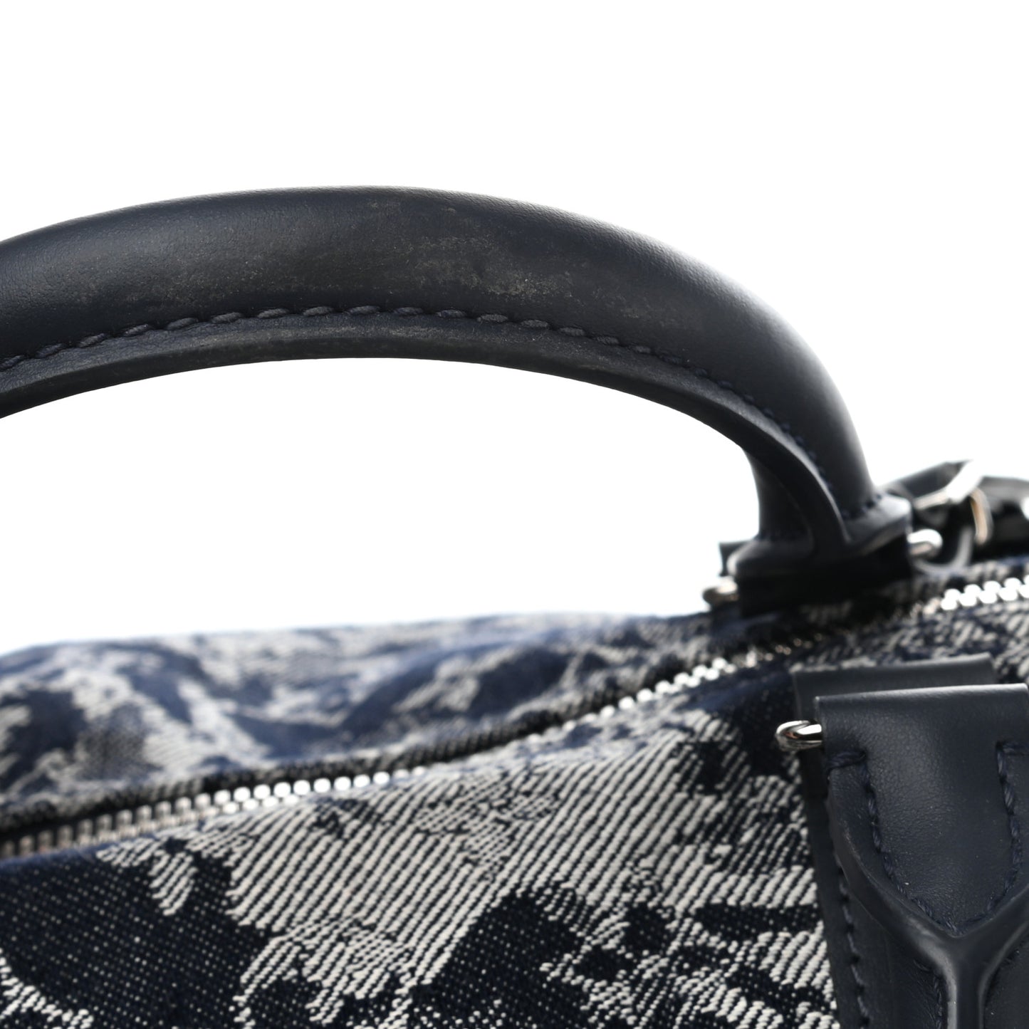 Monogram Tapestry Keepall Bandouliere 50 Bleu