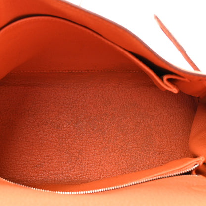 Hermes Togo Kelly Retourne 25 Orange 5 of 13