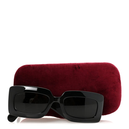 Gucci Acetate Rectangular Sunglasses GG0811S Black 15 of 16