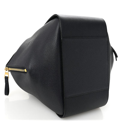 Loewe Calfskin Small Hammock Shoulder Bag Midnight Blue Black 9 of 10