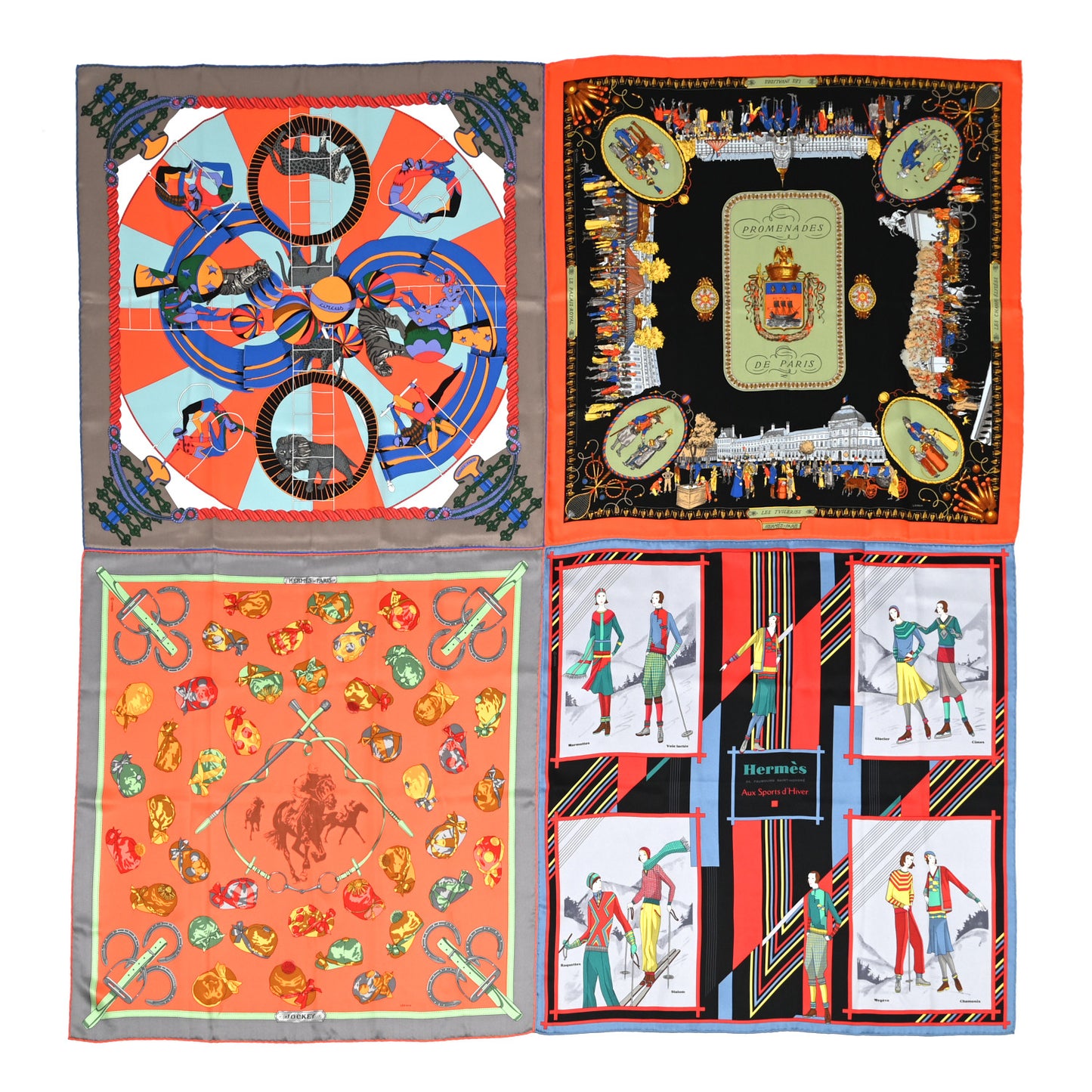 Silk Geant Patchwork Shawl 140 Multicolore