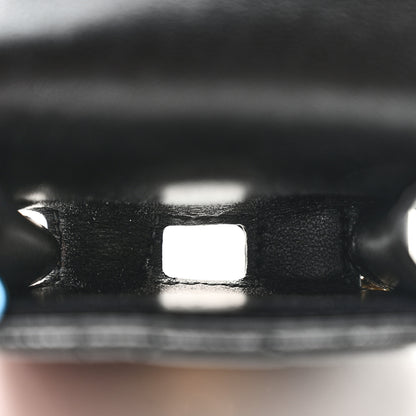 Christian Dior Supple Calfskin Cannage Caro Airpod Pro Case Belt 70 Black 5 of 13