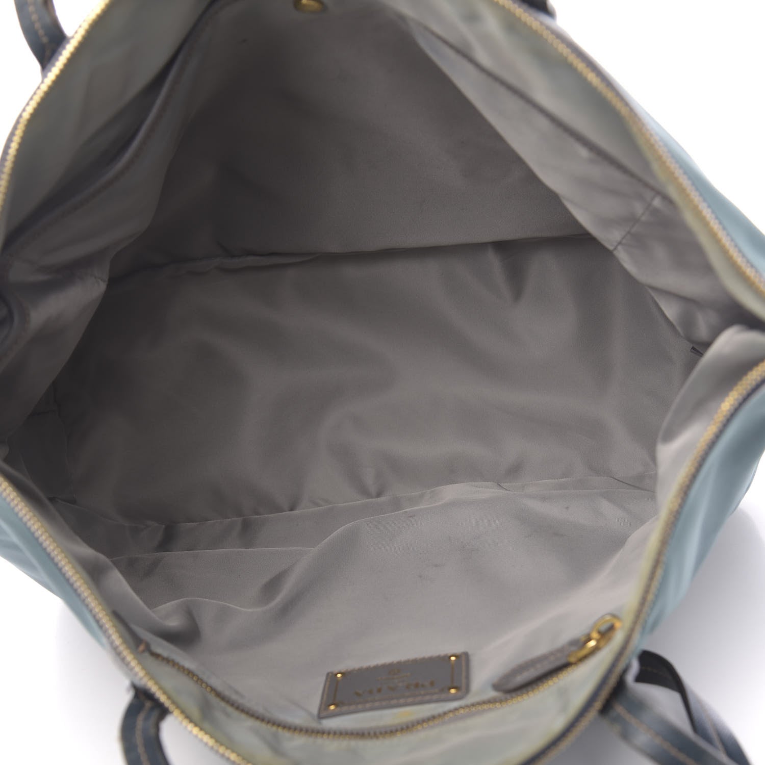 Prada Saffiano Tessuto Nylon Tote Petrolio 4 of 14