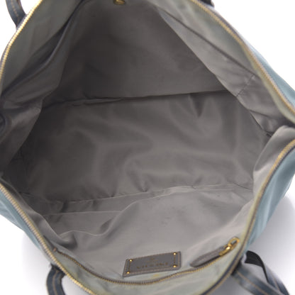 Prada Saffiano Tessuto Nylon Tote Petrolio 4 of 14