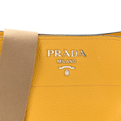 Prada Vitello Daino Bucket Bag Mimosa 8 of 15
