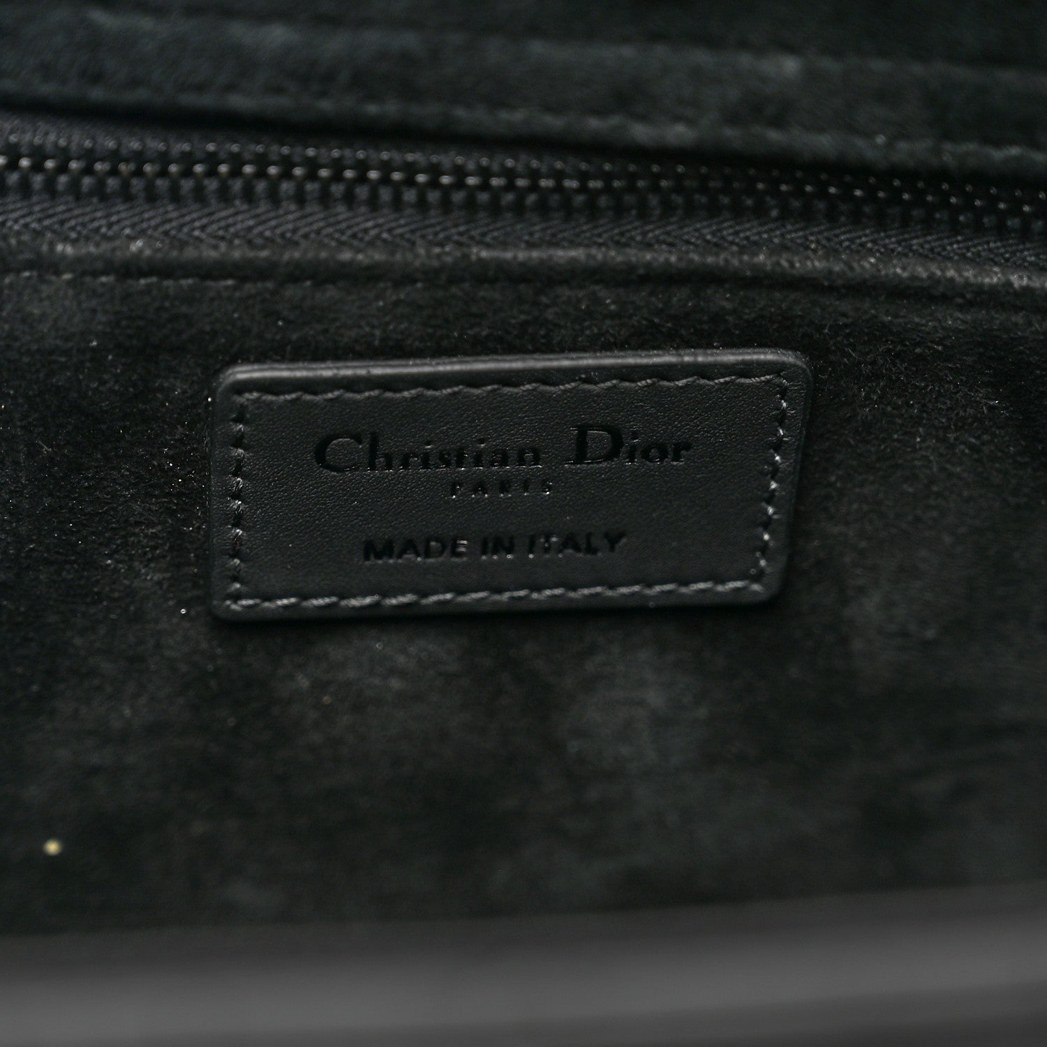Christian Dior Ultra Matte Calfskin Cannage Large Lady Dior Black 6 of 10