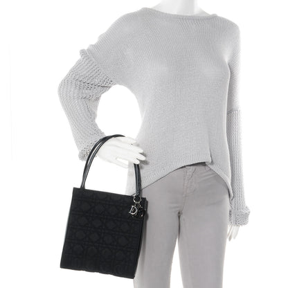 Christian Dior Nylon Cannage Dior Tote Black 2 of 8