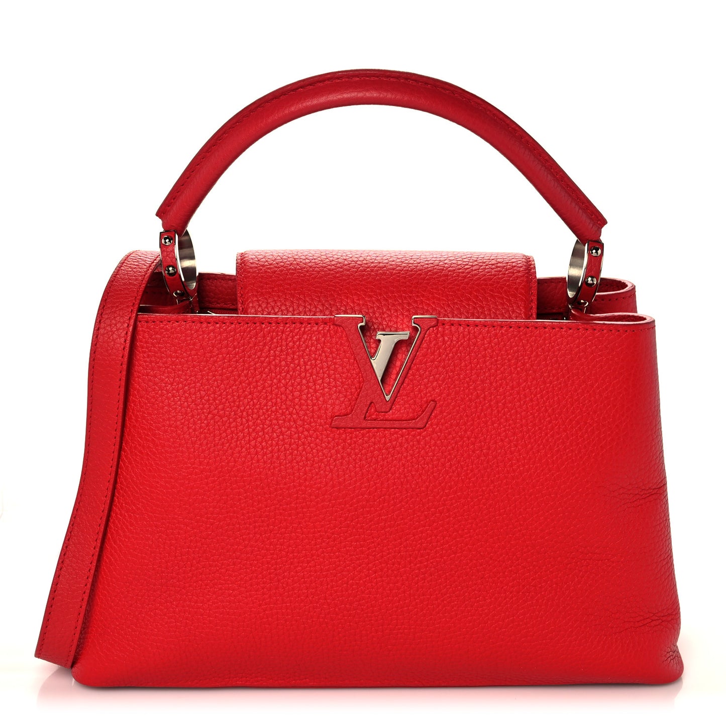 Taurillon Capucines PM Rubis