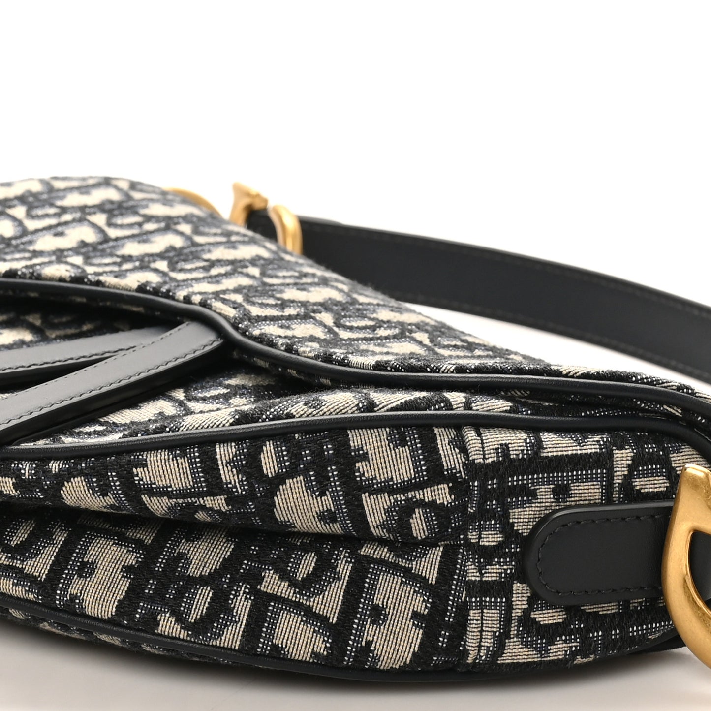 Oblique Saddle Bag Blue