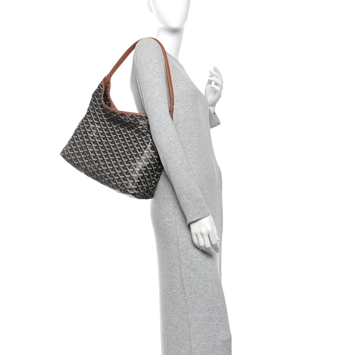 Goyardine Boheme Hobo Black Gold