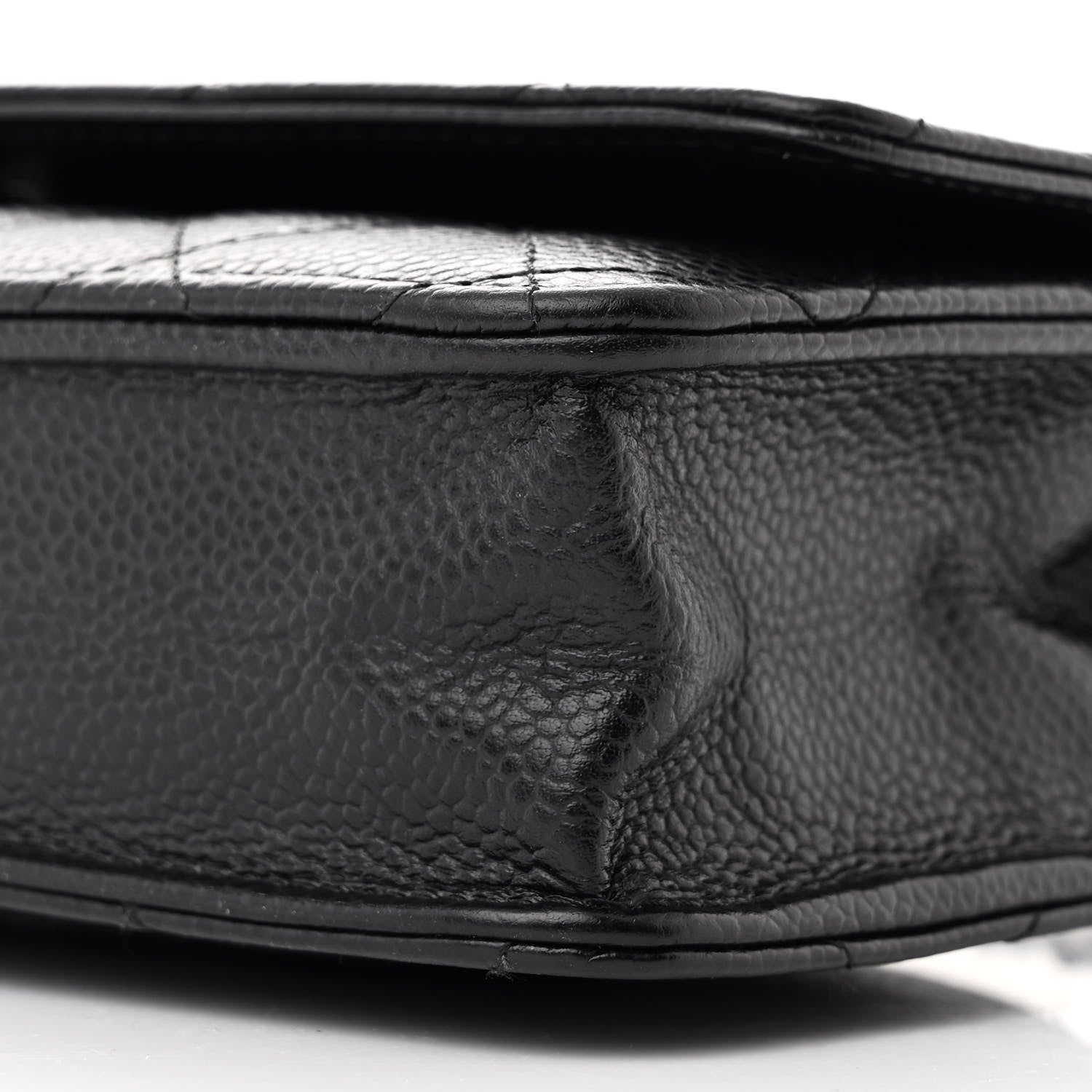 Chanel Caviar Quilted Wallet on Chain WOC Black 11 of 12