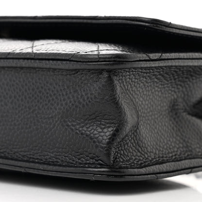 Chanel Caviar Quilted Wallet on Chain WOC Black 11 of 12