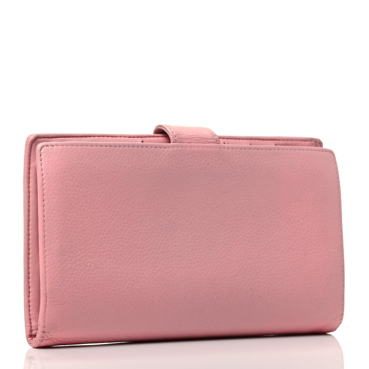 Caviar Timeless CC French Wallet Pink