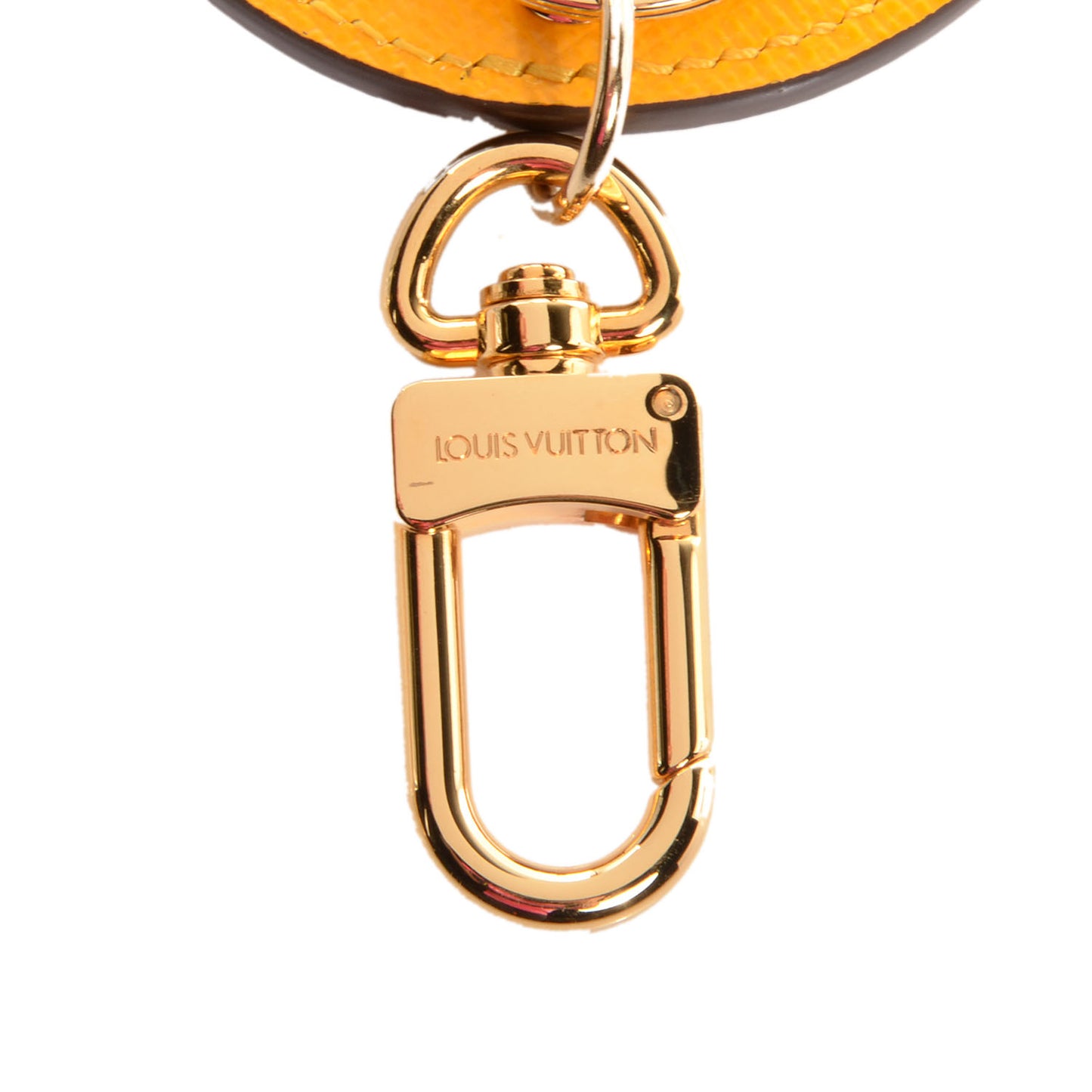Monogram Kusama Town Key Ring Yellow