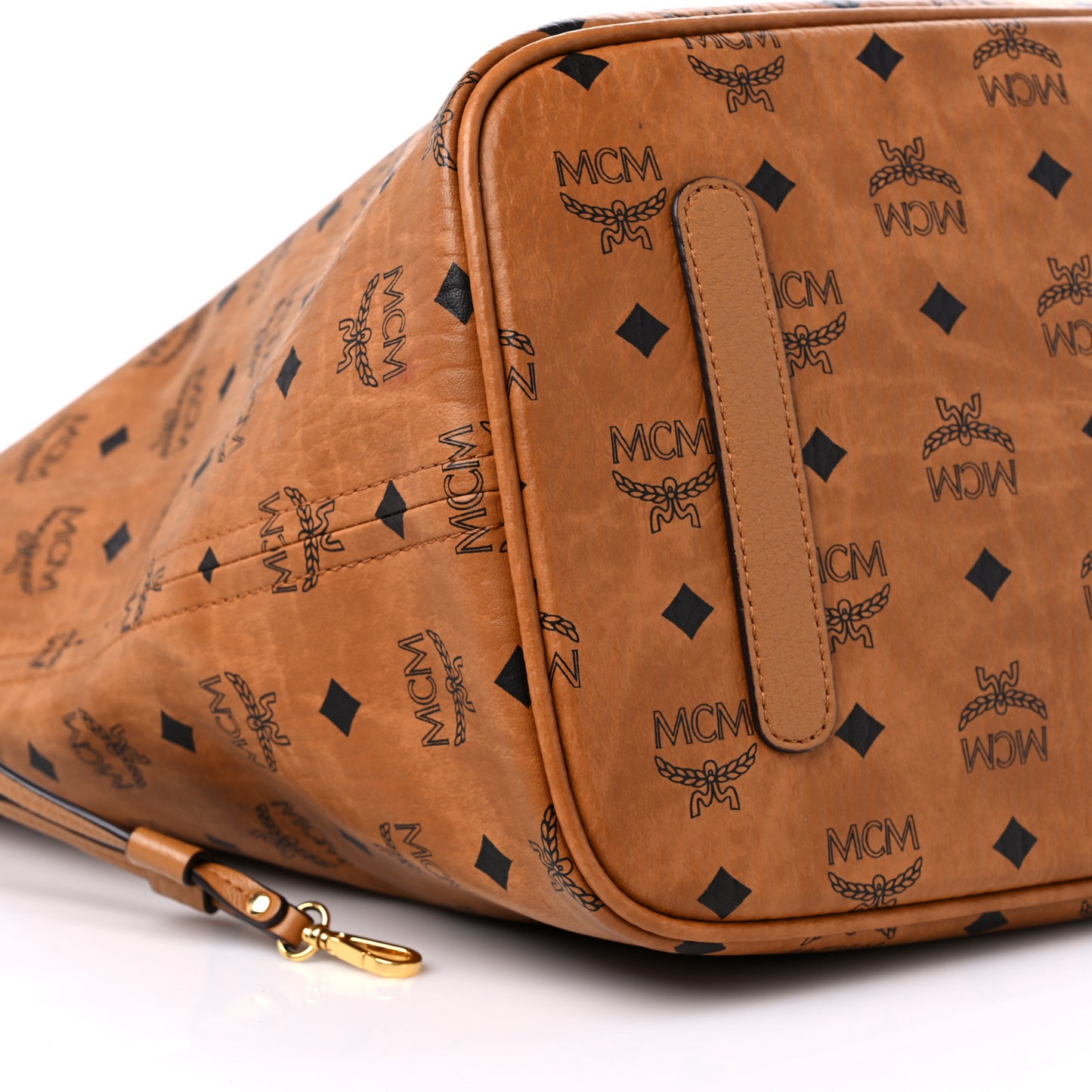 Visetos Large Liz Reversible Shopper Tote Cognac