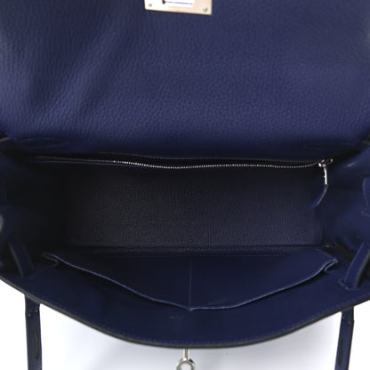 Hermes Togo Kelly Retourne 28 Bleu Encre 4 of 12