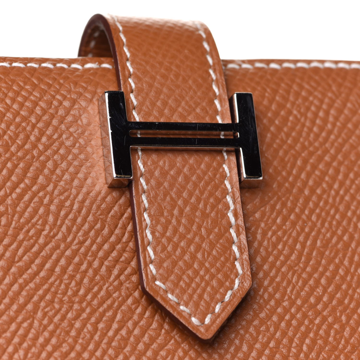 Hermes Epsom Bearn Compact Wallet Gold 8 of 9