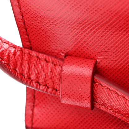 Salvatore Ferragamo Saffiano Vera Bow Crossbody Belt Bag Red 14 of 19