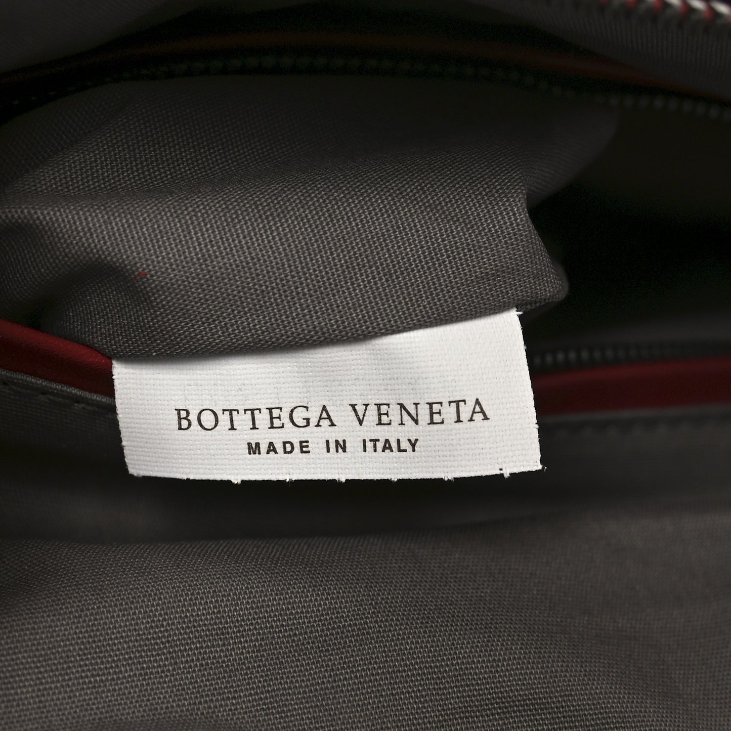 Nappa Intrecciato Medium Convertible Tote Burgundy
