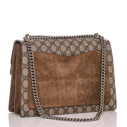 Gucci GG Supreme Monogram Medium Dionysus Shoulder Bag Taupe 3 of 6