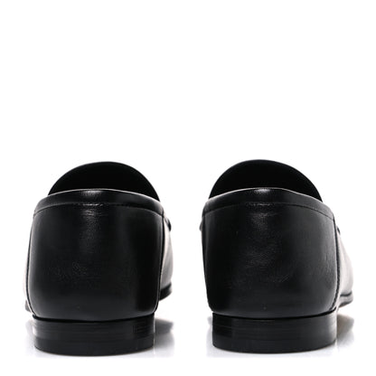 Gucci Lambskin Womens Brixton Horsebit Loafers 38 Black 6 of 11